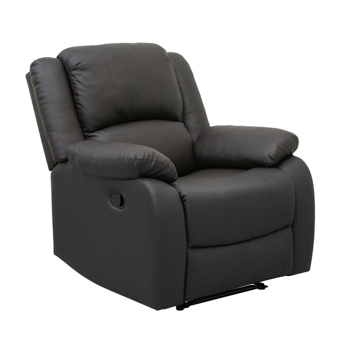 Fairview Reclining Chair in Brown - 8526DBPU-1