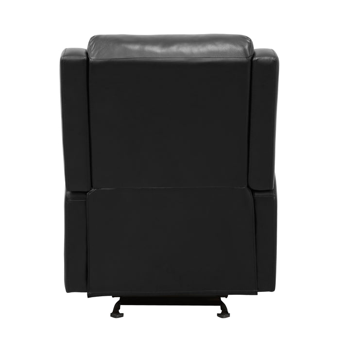 Durant Glider Reclining Chair in Black - 8527BLK-1GD