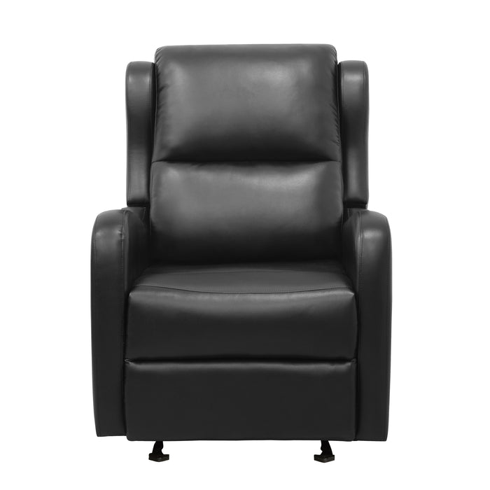 Durant Glider Reclining Chair in Black - 8527BLK-1GD image