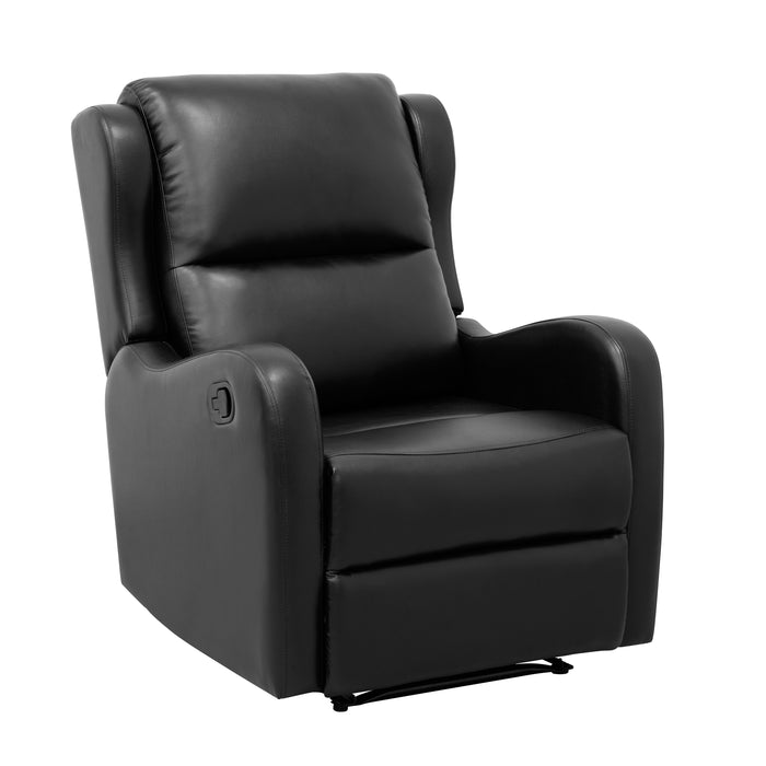 Durant RECLINING CHAIR in Black - 8527BLK-1