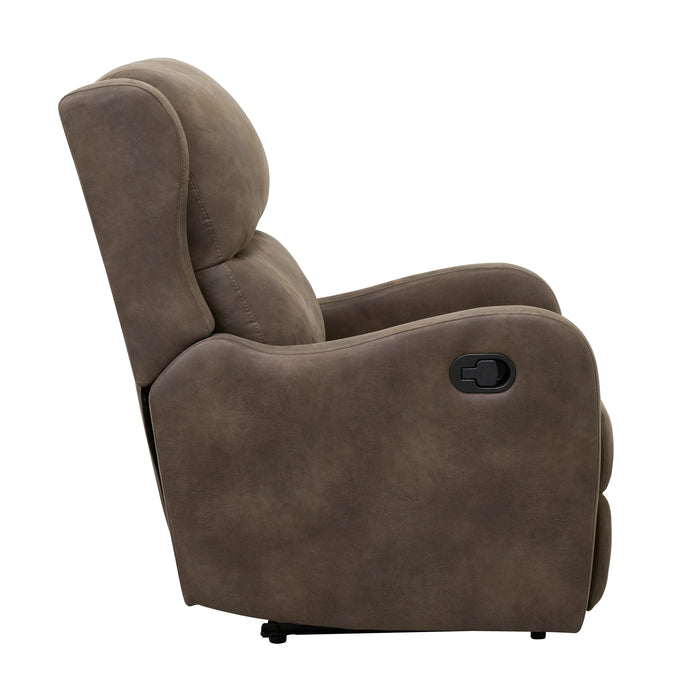 Durant RECLINING CHAIR in Brown - 8527BRW-1