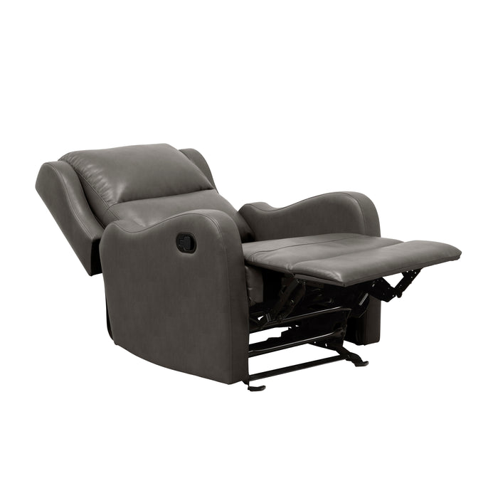 Durant Glider Reclining Chair in Gray - 8527GRY-1GD