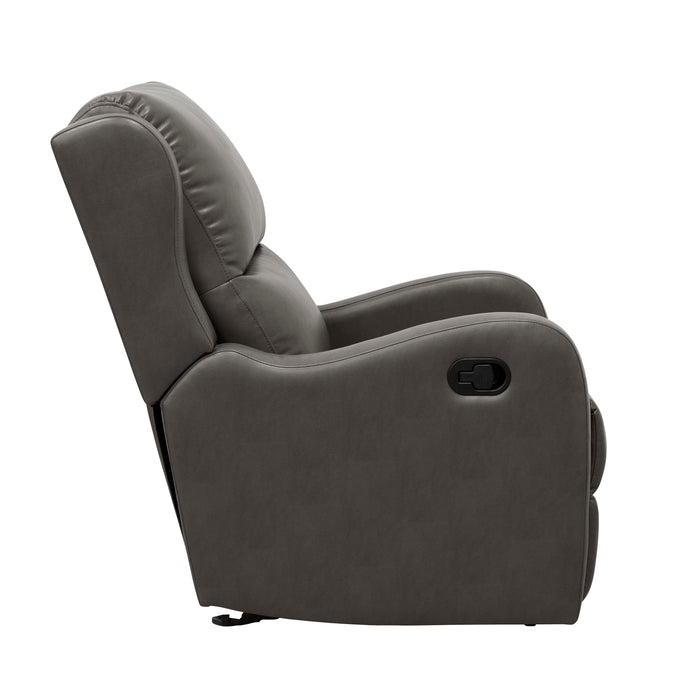 Durant Glider Reclining Chair in Gray - 8527GRY-1GD