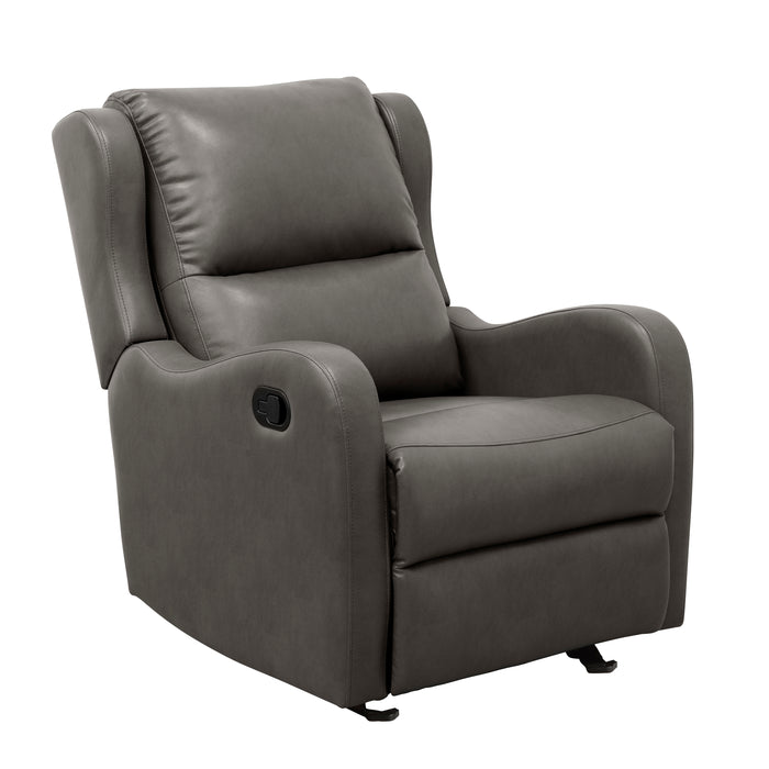 Durant Glider Reclining Chair in Gray - 8527GRY-1GD