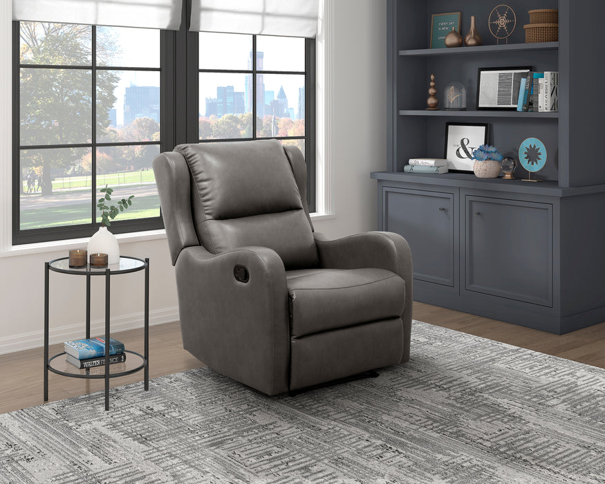 Durant RECLINING CHAIR in Gray - 8527GRY-1