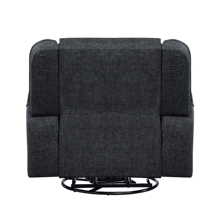 Monterey Swivel Reclining Chair in Black - 8530EB-1