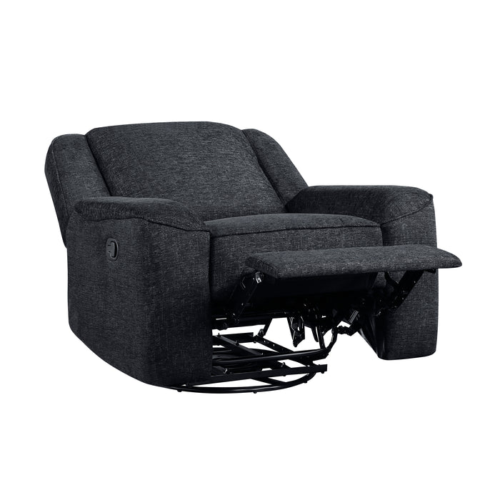 Monterey Swivel Reclining Chair in Black - 8530EB-1