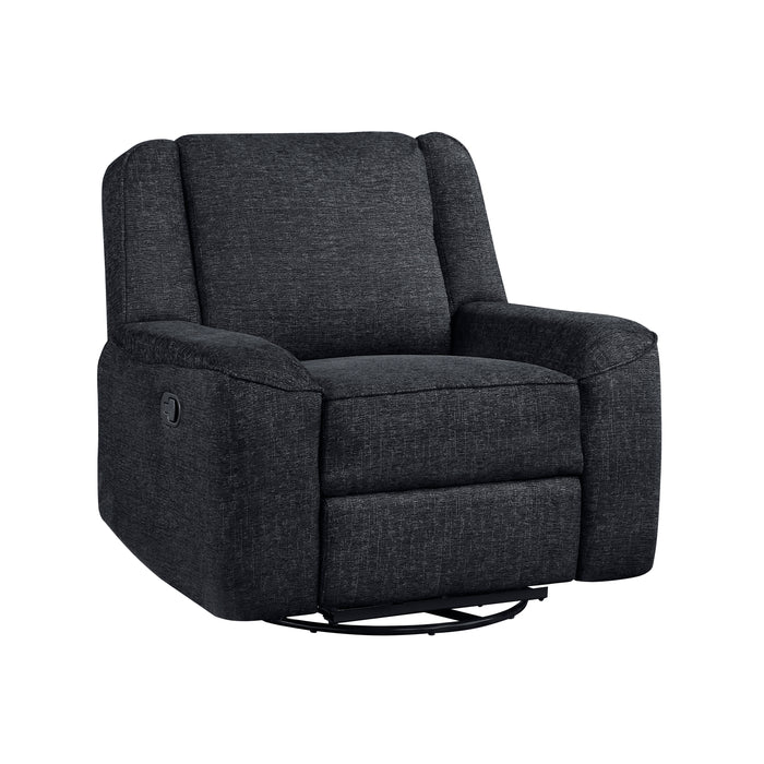 Monterey Swivel Reclining Chair in Black - 8530EB-1