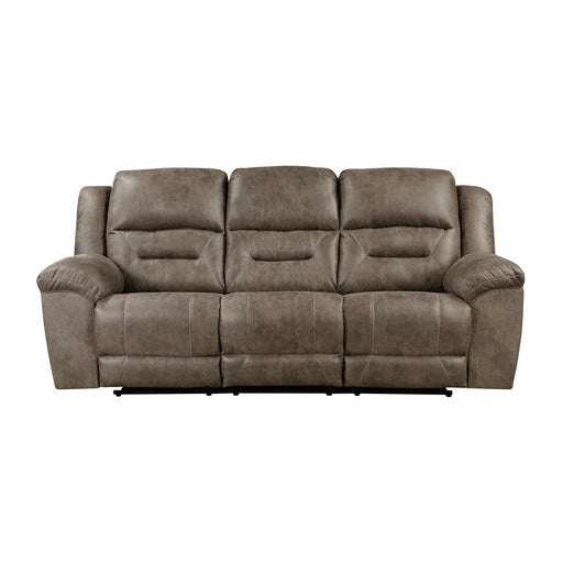 Hazen Double Reclining Sofa in Brown - 8538BR-3 image