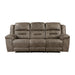 Hazen Double Reclining Sofa in Brown - 8538BR-3 image