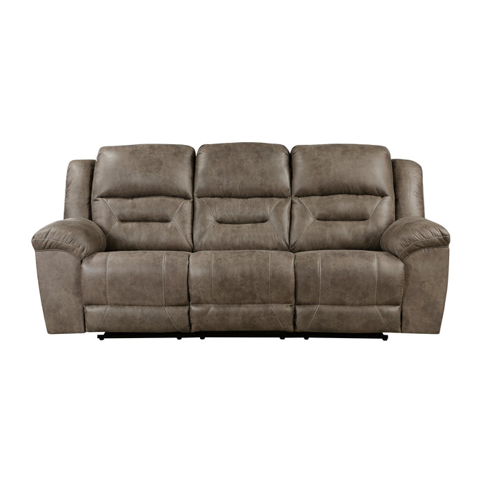 Hazen 2pc Set: Sofa, Love in Brown - 8538BR*2