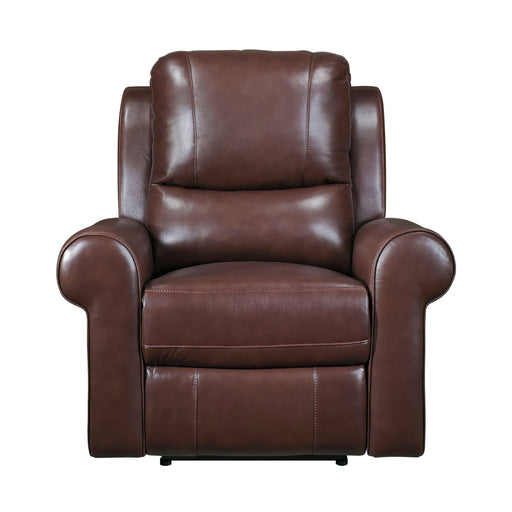 Mccall Power Reclining Chair with Power Headrest and Charging Ports in Brown - 8546BR-1PWH image