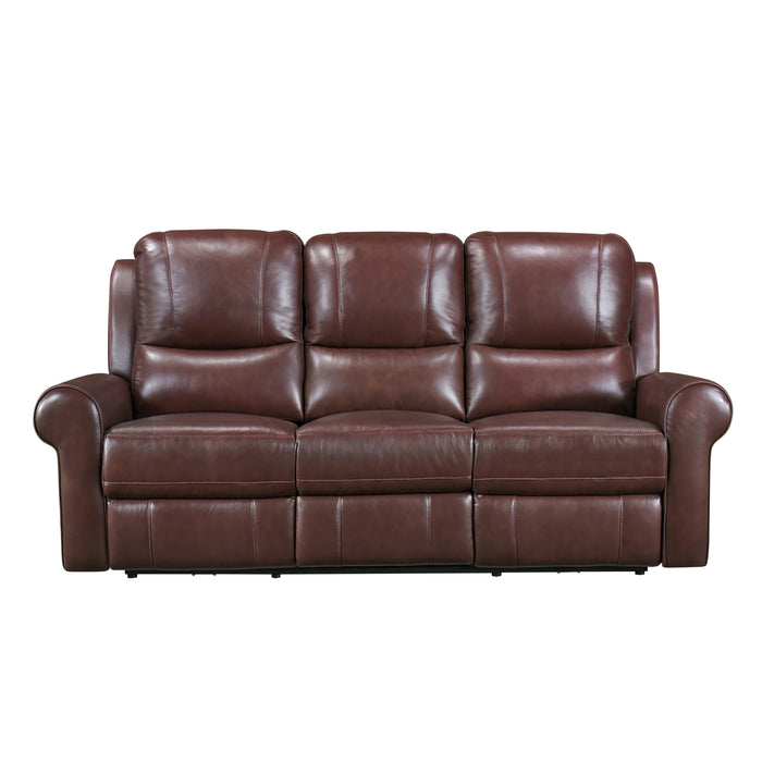 Mccall 2pc Set: Sofa, Love (Power) in Brown - 8546BR*2PWH