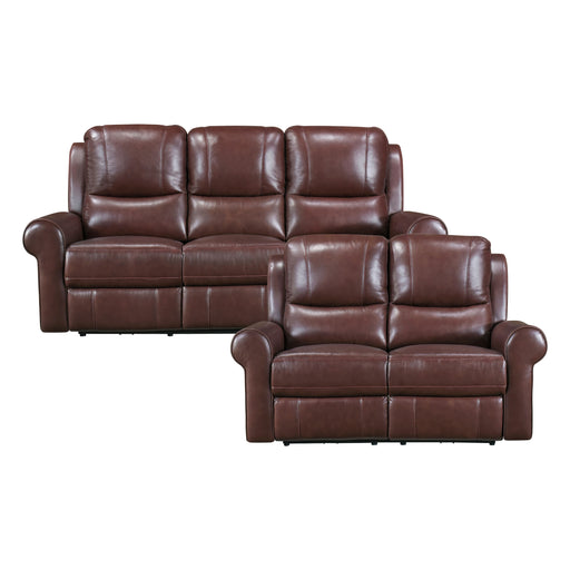 Mccall 2pc Set: Sofa, Love (Power) in Brown - 8546BR*2PWH image