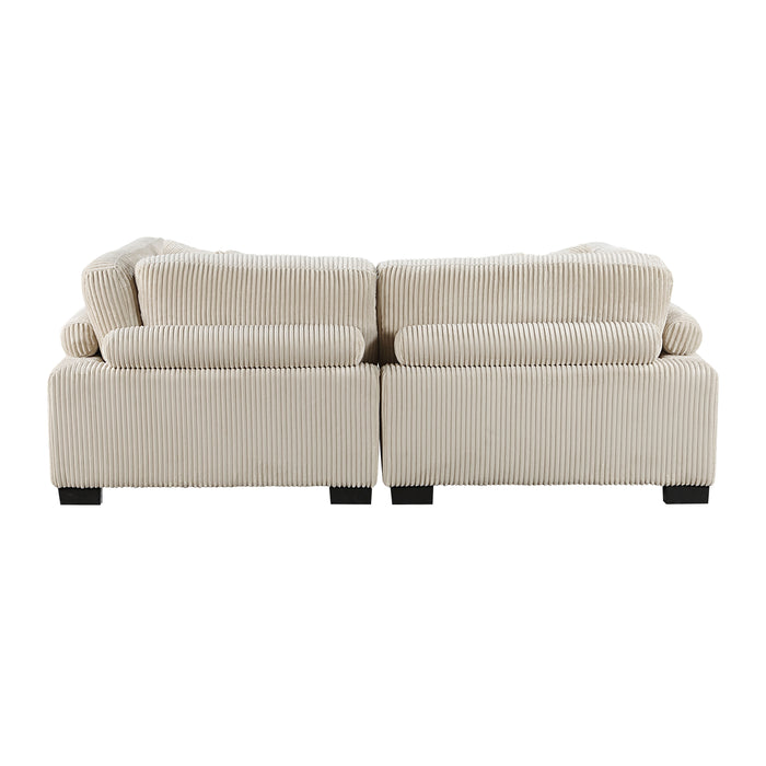 Traverse Loveseat in Beige - 8555BE-2*