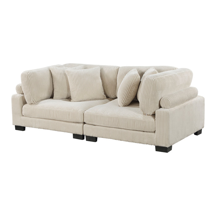 Traverse Loveseat in Beige - 8555BE-2*