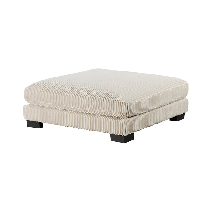 Traverse Ottoman in Beige - 8555BE-4