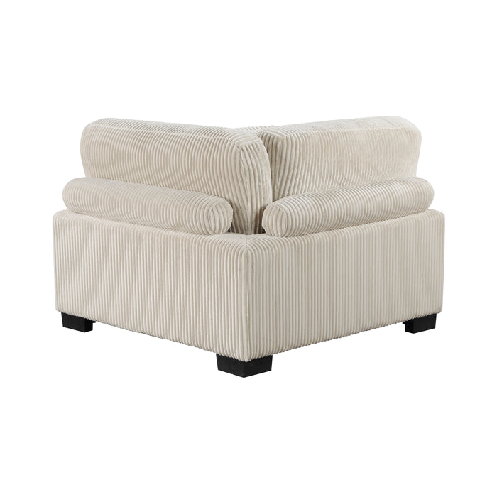 Traverse 6-Piece Modular Sectional with Ottoman in Beige - 8555BE*6OT