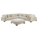 Traverse 6-Piece Modular Sectional with Ottoman in Beige - 8555BE*3CR2ACOT image