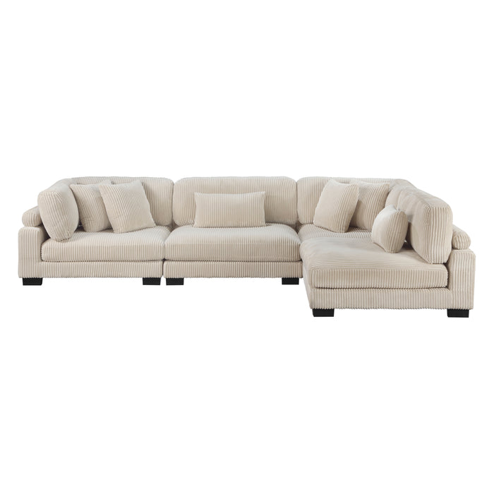 Traverse 4-Piece Modular Sectional in Beige - 8555BE*4SC