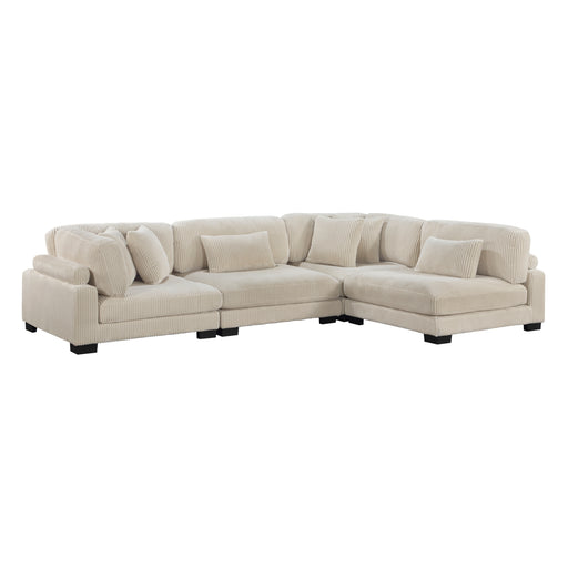 Traverse 4-Piece Modular Sectional in Beige - 8555BE*4SC image