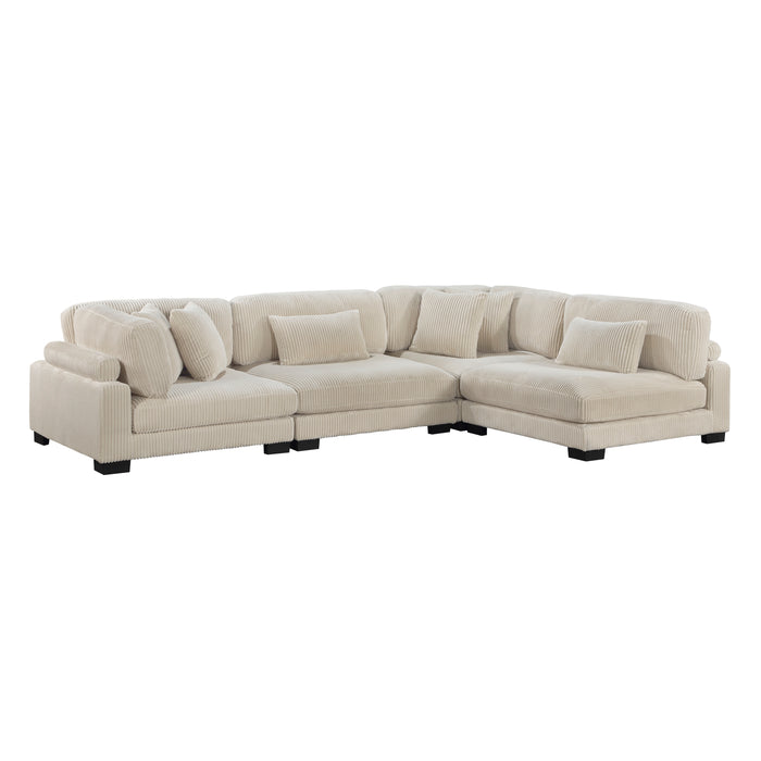 Traverse 4-Piece Modular Sectional in Beige - 8555BE*4SC image