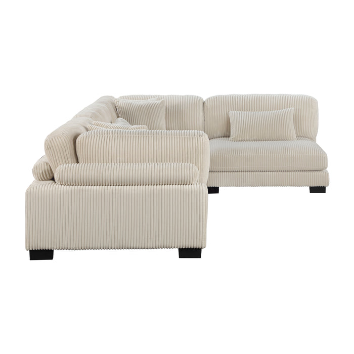 Traverse 4-Piece Modular Sectional in Beige - 8555BE*4SC