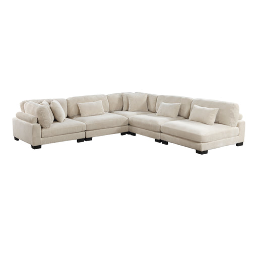 Traverse 5-Piece Modular Sectional in Beige - 8555BE*5SC image