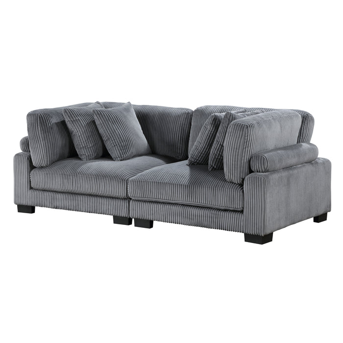 Traverse Loveseat in Gray - 8555GY-2*