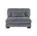 Traverse Armless Chair in Gray - 8555GY-AC image