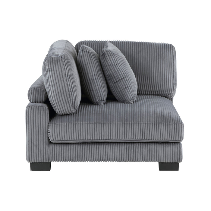 Traverse 5-Piece Modular Sectional in Gray - 8555GY*2AC3CR