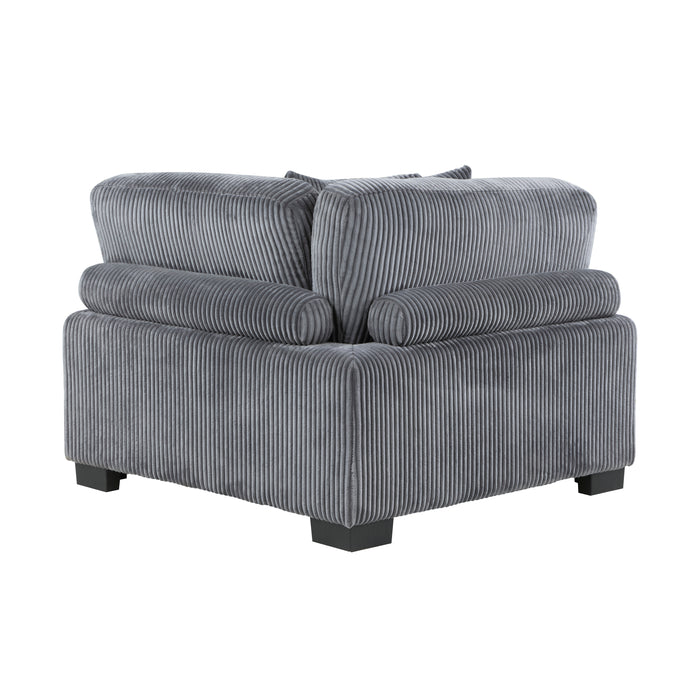 Traverse 5-Piece Modular Sectional in Gray - 8555GY*2AC3CR