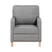 Hampstead Push Back Reclining Chair in Gray - 8557GY-1PB image