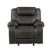 Gainesville Glider Reclining Chair in Brown - 8560PM-1 image