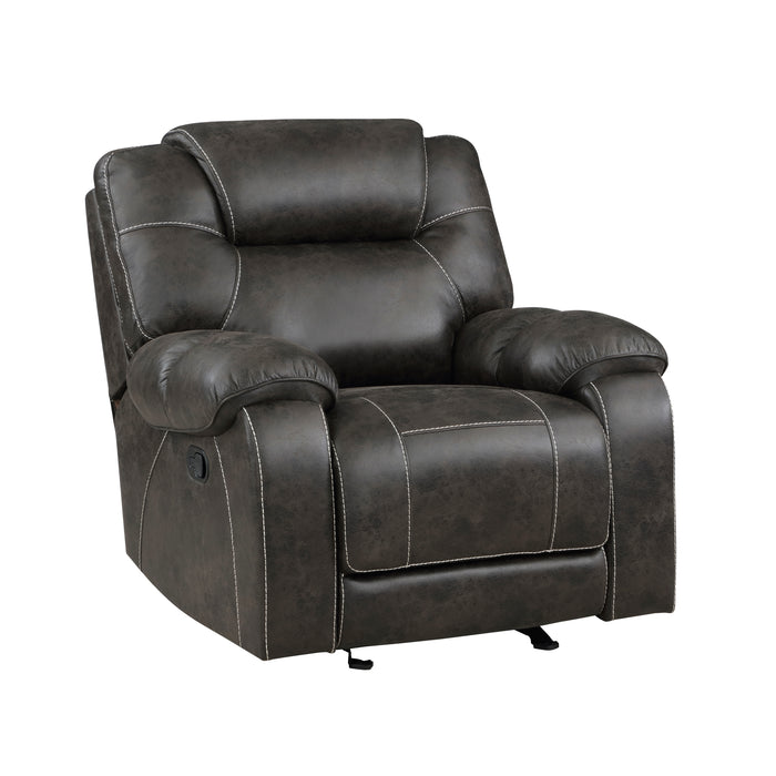 Gainesville Glider Reclining Chair in Brown - 8560PM-1