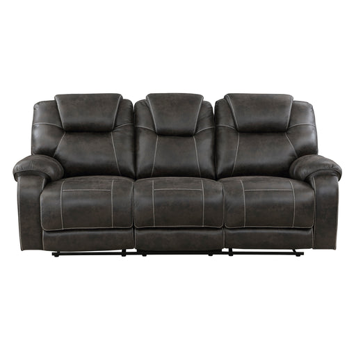 Gainesville DOUBLE RECLINING SOFA in Brown - 8560PM-3 image