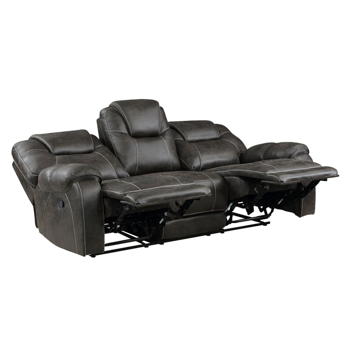 Gainesville DOUBLE RECLINING SOFA in Brown - 8560PM-3