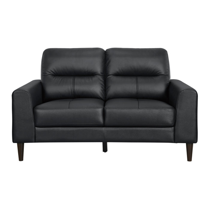 Lewes Loveseat in Black - 8566BLK-2 image