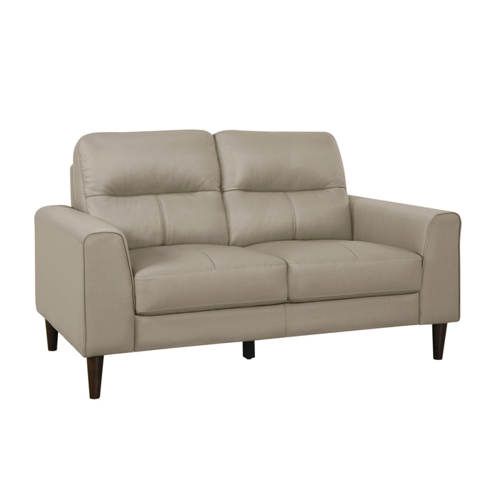 Lewes Loveseat in Beige - 8566LTE-2