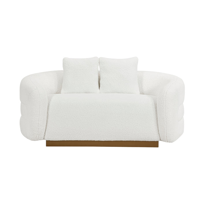 Novella Loveseat in White - 8568WH-2 image