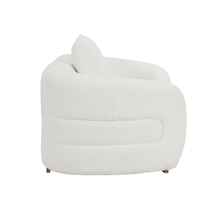 Novella Loveseat in White - 8568WH-2