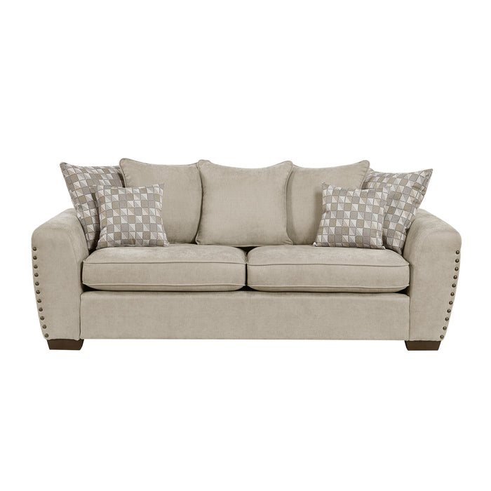 Silverthorne 2pc Set: Sofa, Love in Brown - 8579SS*2