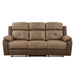 Glendale Double Reclining Sofa in Brown - 8599BR-3 image