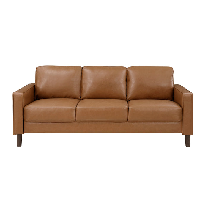 Malcolm 2pc Set: Sofa, Love in Brown - 9203BRW*2