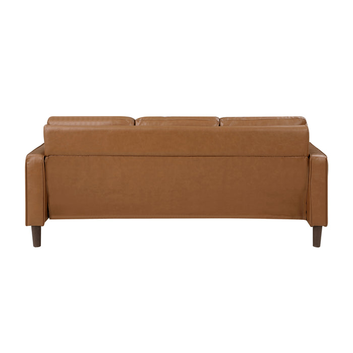 Malcolm 2pc Set: Sofa, Love in Brown - 9203BRW*2