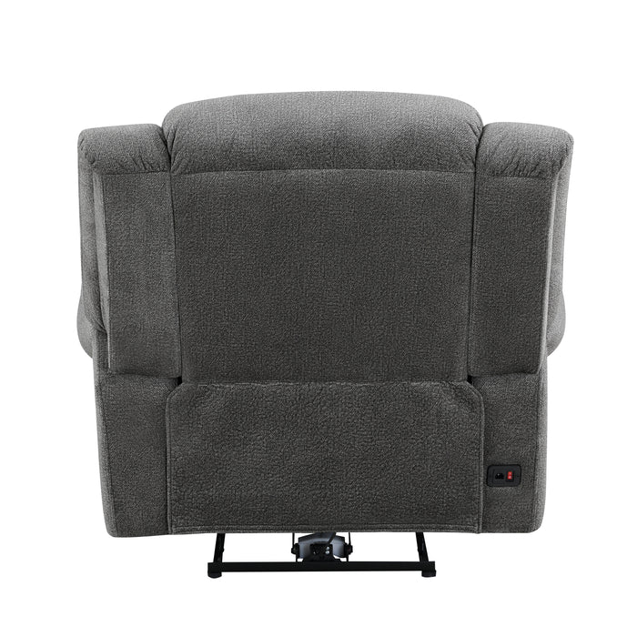 Brennen Power Reclining Chair in Gray - 9204CC-1PW