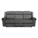 Brennen Double Reclining Sofa in Gray - 9204CC-3 image