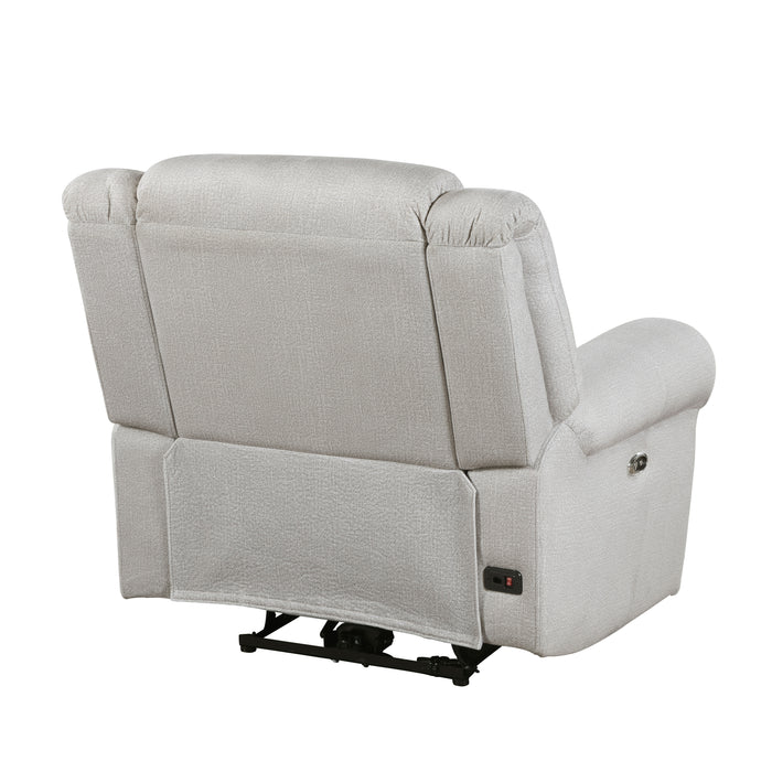 Brennen Power Reclining Chair in Gray - 9204MT-1PW