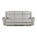 Brennen Power Double Reclining Sofa in Gray - 9204MT-3PW image