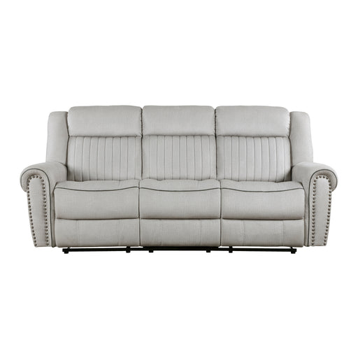 Brennen Double Reclining Sofa in Gray - 9204MT-3 image